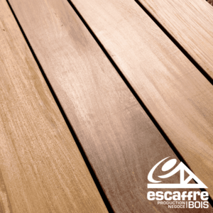 lame terrasse IPE - 21 x 145 mm - longueur 4.55 ml - face lisse